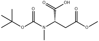 Boc-N-Me-Asp(OMe)-OH Struktur