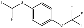 Difluoromethyl 4-(trifluoromethoxy)phenyl sulphide Struktur