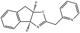 8H-Indeno[1,2-d]oxazole, 3a,8a-dihydro-2-(2-pyridinylmethyl)-, (3aS,8aR)- Struktur