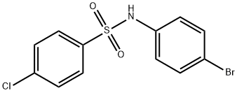 Benzenesulfonamide, N-(4-bromophenyl)-4-chloro- Struktur