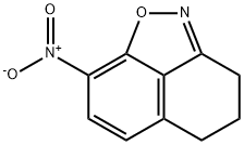 3H-Naphth[1,8-cd]isoxazole, 4,5-dihydro-8-nitro- Struktur