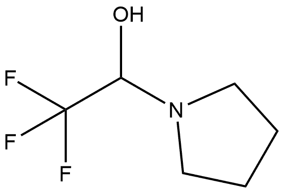 1-Pyrrolidinemethanol, α-(trifluoromethyl)- Struktur