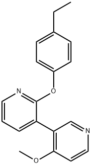 3,3'-Bipyridine, 2-(4-ethylphenoxy)-4'-methoxy- Struktur