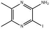 2-Pyrazinamine, 3-iodo-5,6-dimethyl- Struktur