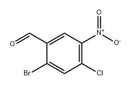 Benzaldehyde, 2-bromo-4-chloro-5-nitro- Struktur