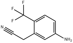 Benzeneacetonitrile, 5-amino-2-(trifluoromethyl)- Struktur