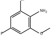 Benzenamine, 2-chloro-4-fluoro-6-methoxy- Struktur