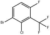 3-Bromo-2-chloro-6-fluorobenzotrifluoride Struktur