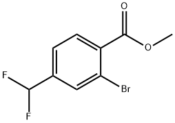 methyl 2-bromo-4-(difluoromethyl)benzoate Struktur