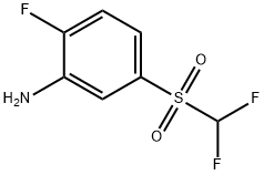 5-[(Difluoromethyl)sulphonyl]-2-fluoroaniline Struktur