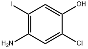 Phenol, 4-amino-2-chloro-5-iodo- Struktur