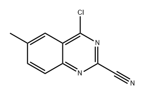 4-chloro-6-methylquinazoline-2-carbonitrile Struktur