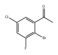 Ethanone, 1-(2-bromo-5-chloro-3-fluorophenyl)- Struktur