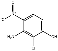 3-Amino-2-chloro-4-nitrophenol Struktur