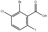 Benzoic acid, 2-bromo-3-chloro-6-iodo- Struktur