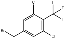 3,5-Dichloro-4-(trifluoromethyl)benzyl bromide Struktur