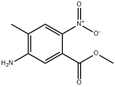 5-Amino-4-methyl-2-nitro-benzoic acid methyl ester Struktur