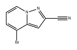 Pyrazolo[1,5-a]pyridine-2-carbonitrile, 4-bromo- Struktur