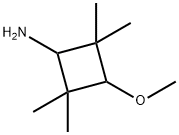 Cyclobutanamine, 3-methoxy-2,2,4,4-tetramethyl- Struktur