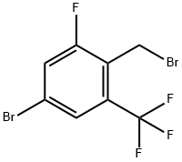 4-Bromo-2-fluoro-6-(trifluoromethyl)benzyl bromide Struktur