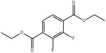 1,4-Benzenedicarboxylic acid, 2,3-difluoro-, 1,4-diethyl ester Struktur