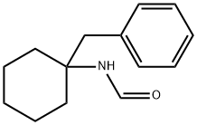 Formamide, N-[1-(phenylmethyl)cyclohexyl]- Struktur