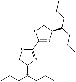 2,2'-Bioxazole, 4,4',5,5'-tetrahydro-4,4'-bis(1-propylbutyl)-, (4R,4'R)- Struktur