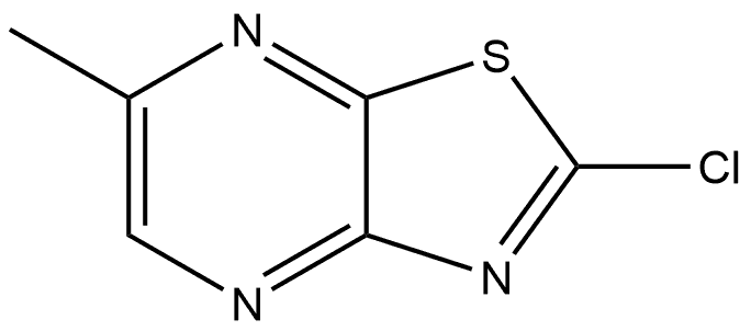 2-chloro-6-methylthiazolo[4,5-b]pyrazine Struktur