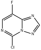 [1,2,4]Triazolo[1,5-c]pyrimidine, 5-chloro-8-fluoro- Struktur