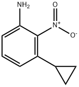 3-(Cyclopropyl)-2-nitroaniline Struktur