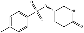 2-Piperidinone, 5-[[(4-methylphenyl)sulfonyl]oxy]-, (5S)- Struktur