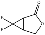 3-Oxabicyclo[3.1.0]hexan-2-one, 6,6-difluoro- Struktur