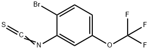 2-Bromo-5-(trifluoromethoxy)phenylisothiocyanate Struktur