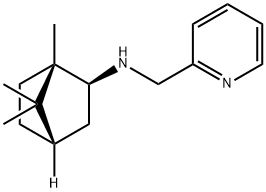 2-Pyridinemethanamine, N-[(1S,2S,4S)-1,7,7-trimethylbicyclo[2.2.1]hept-2-yl]- Struktur