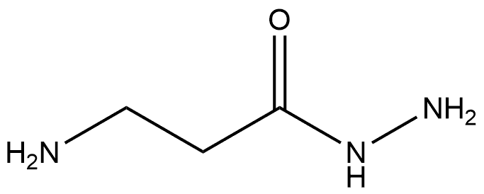 β-Alanine, hydrazide Struktur