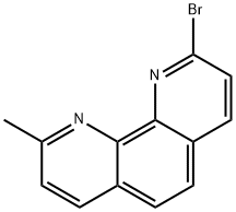 1,10-Phenanthroline, 2-bromo-9-methyl- Struktur