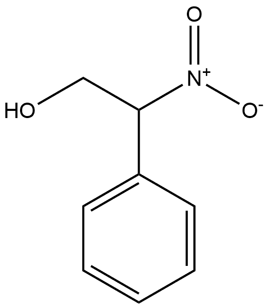 Benzeneethanol, β-nitro- Struktur