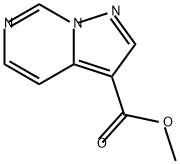 Pyrazolo[1,5-c]pyrimidine-3-carboxylic acid, methyl ester Struktur