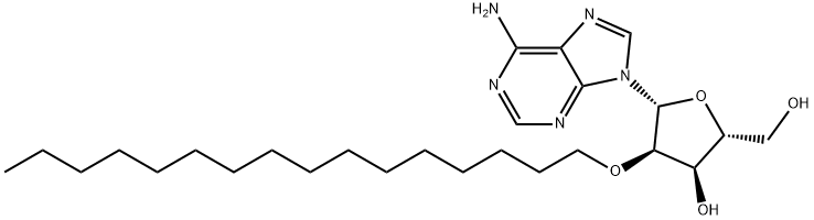 Adenosine, 2'-O-hexadecyl- (9CI) Struktur