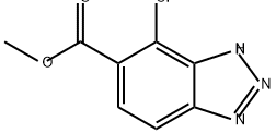 1H-Benzotriazole-6-carboxylic acid, 7-chloro-, methyl ester Struktur