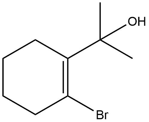 2-(2-Bromo-1-cyclohexen-1-yl)-2-propanol Struktur