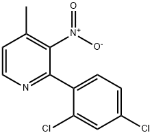 2-(2,4-Dichlorophenyl)-4-methyl-3-nitropyridine