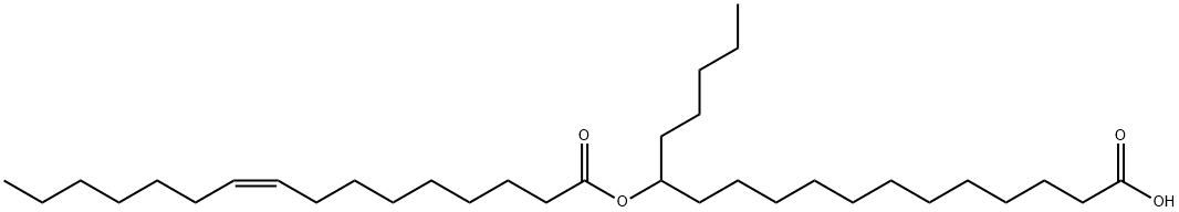 13-[[(9Z)-1-Oxo-9-hexadecen-1-yl]oxy]octadecanoic acid Struktur