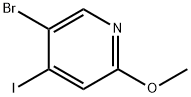 Pyridine, 5-bromo-4-iodo-2-methoxy- Struktur