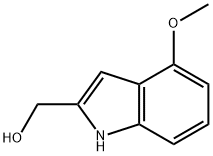 1H-Indole-2-methanol, 4-methoxy- Struktur