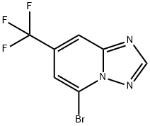 [1,2,4]Triazolo[1,5-a]pyridine, 5-bromo-7-(trifluoromethyl)- Struktur