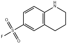 6-Quinolinesulfonyl fluoride, 1,2,3,4-tetrahydro- Struktur