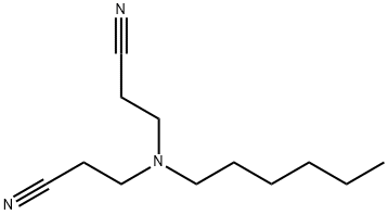 Propanenitrile, 3,3'-(hexylimino)bis-