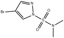 4-Bromo-N,N-dimethyl-1H-pyrazole-1-sulfonamide Struktur