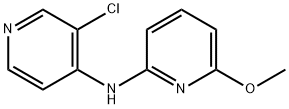 2-Pyridinamine, N-(3-chloro-4-pyridinyl)-6-methoxy- Struktur